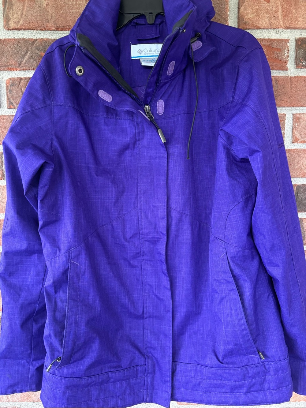 Columbia Women's Deep Purple Hooded Ski Jacket